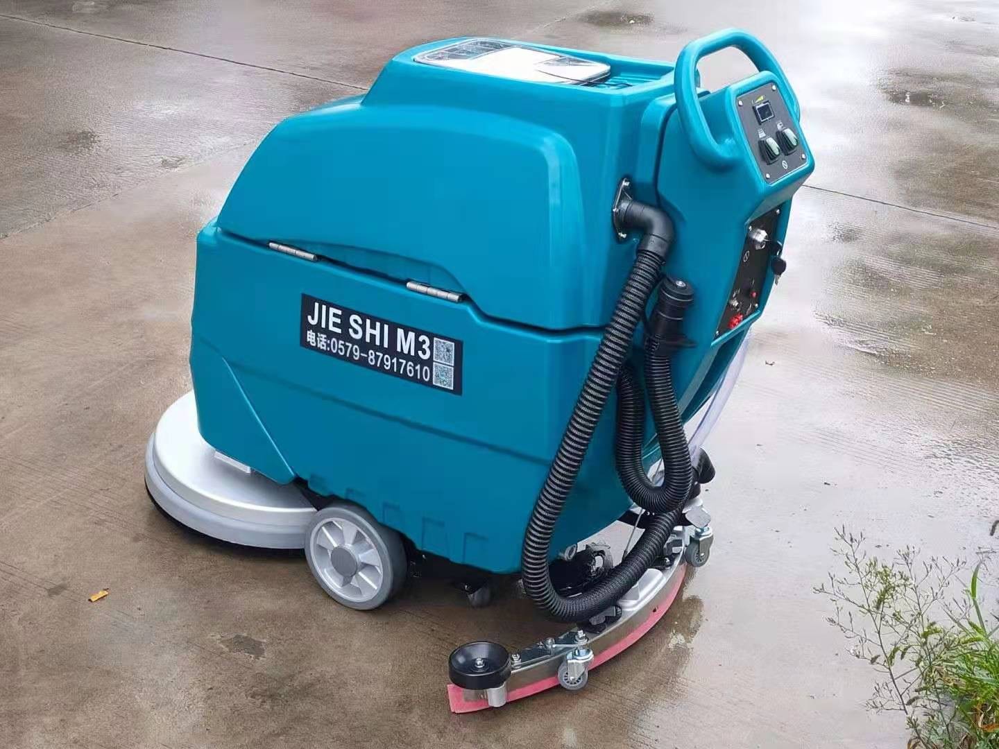 M3手推式电瓶夜色直播APP盒子下载_手推式洗地吸干机